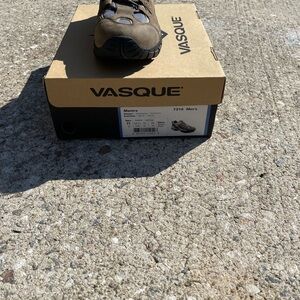 Vasque Tan and Black Outdoor Footwear